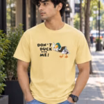 Don't Duck With Me T-Shirt | Yellow Unisex Classic Fit Tee
