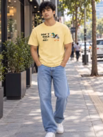 Don't Duck With Me T-Shirt | Yellow Unisex Classic Fit Tee - Image 4