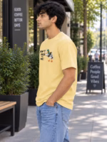 Don't Duck With Me T-Shirt | Yellow Unisex Classic Fit Tee - Image 3