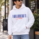 I Was Created To Create | White Oversized Hoodie